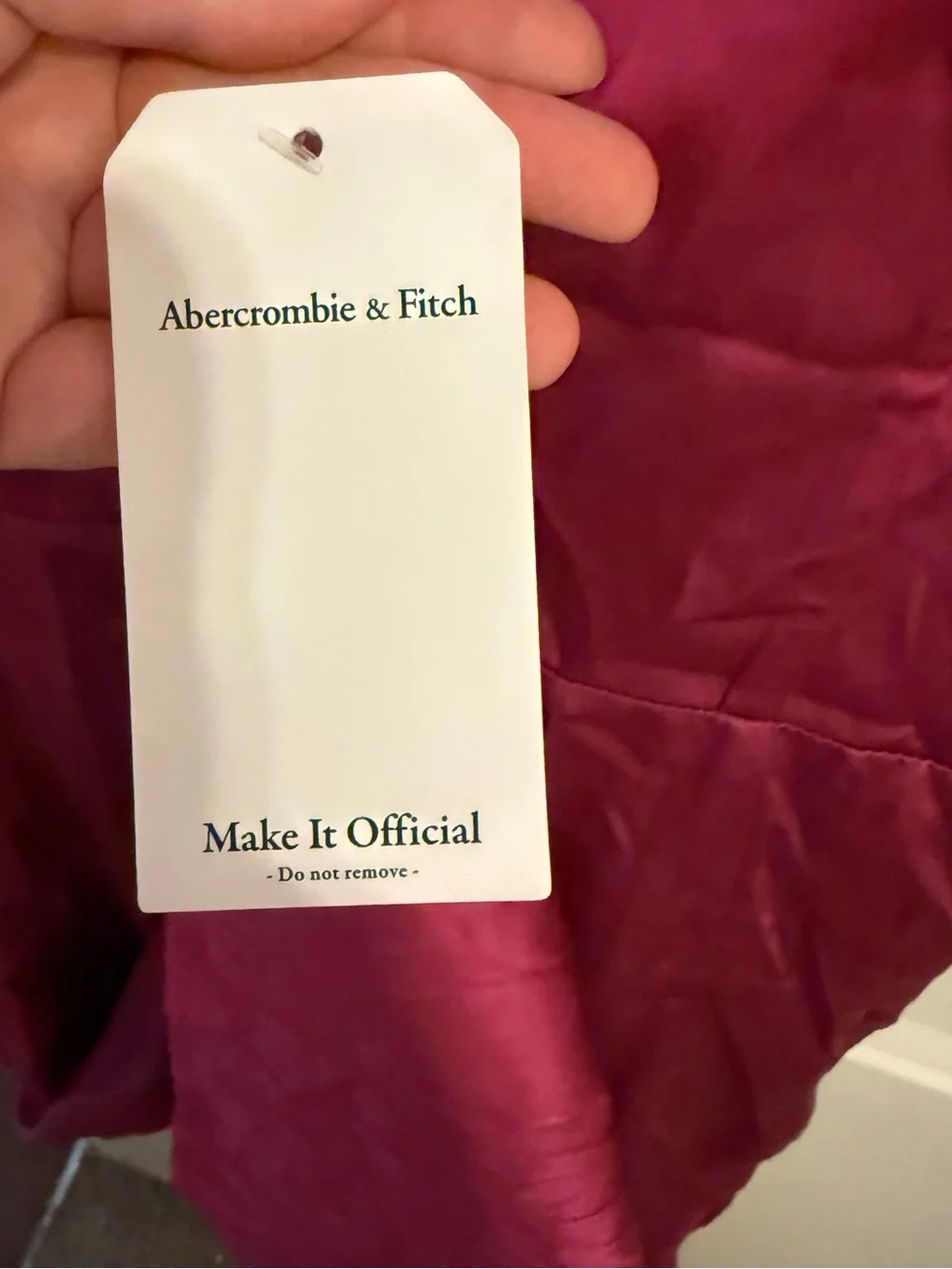 Abercrombie & Fitch Fuchsia Pink Maxi Dress